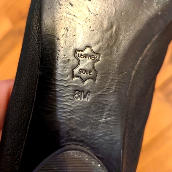 Tory Burch 8 M Black Jeweled Flats Ballet Shoes Genuine Leather Holiday Bling - Picture 5 of 12